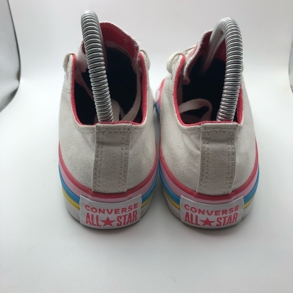 Converse beige womens sneakers size 4Y/ womens 6 - Picture 6 of 9